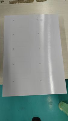 PVC RFID Akıllı Kart Yapılandırması / RFID Kartları Üretimi İçin Prelam Yaprakları A4 IC Fudad F08 Çip