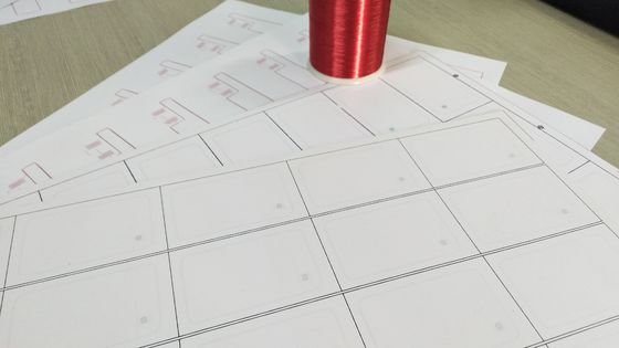 PVC RFID Akıllı Kart Yapılandırması / RFID Kartları Üretimi İçin Prelam Yaprakları A4 IC Fudad F08 Çip