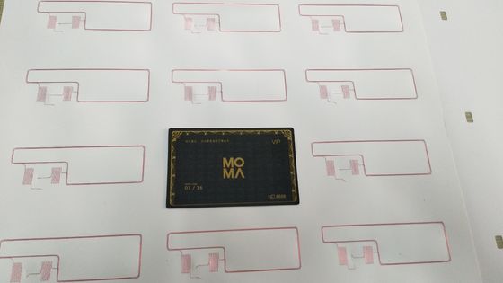 5x5 Pvc Rfid İnlay / Prelam Yaprakları Rfid Kartları Üretimi için F1108 TK4168 Çip