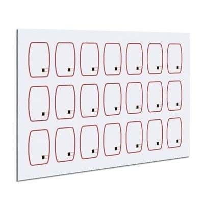 PVC RFID Kart Inlay IC Fudan F08 veya F1108 TK4168 1k Chip ID TK4100.4168