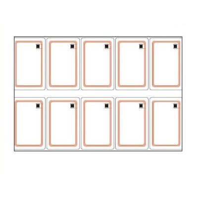 PVC RFID Kart Inlay IC Fudan F08 veya F1108 TK4168 1k Chip ID TK4100.4168