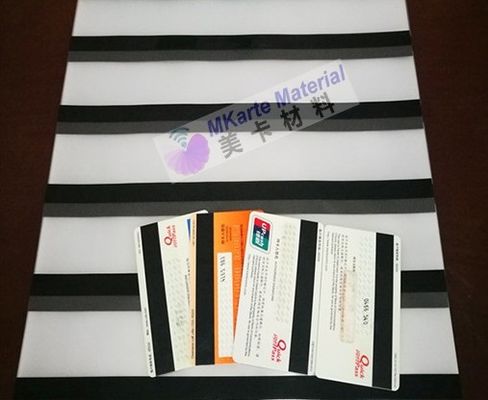 0.10mm Hico / Loco Magstripe Üzerine Dönüştürülmüş Manyetik Şerit Kartı için