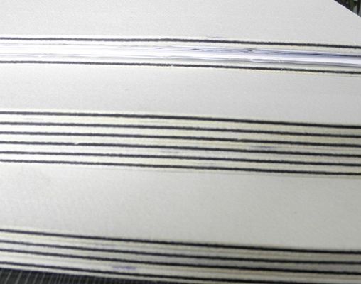 3mm Kalınlığı Siyah Yün Felt Laminasyon Yastık Yastığı MRP-2 PVC Kart Pres Laminatörü İçin