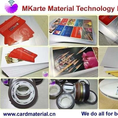 110-150C Laminasyon Sıcaklığı Hico 0,06mm Manyetik Kartlar İçin Manyetik Şerit Kaplama Üstü