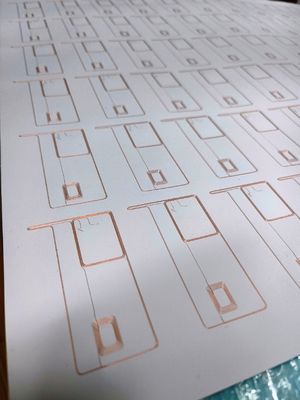 2X5 Bakır Tel Akıllı Çip Malzemesi RFID Kartı İçerme Prelam PVC Kart Malzemeleri