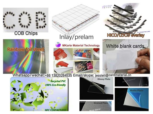 Kabuk Dayanıklılığı 90° 300mm/min ≥6.0 N/cm PVC kaplama kaplama levhası Yaşlanma süresi &gt;200 saat Akıllı kart malzemesi
