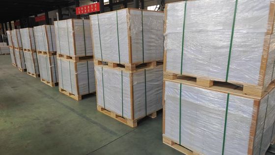 Heidelberger Baskı Yapılabilir Sayfa Beyaz Offset Baskı Plastik Çekirdek Sayfa 0.30mm Banka Kartı Üretimi İçin