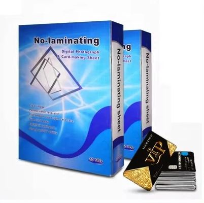 Beyaz ve şeffaf renklerde ve A4, A3, A3+ boyutlarında laminatörsüz, ısıya dayanıklı 130°C - 160°C lazer ve mürekkep püskürtmesi için kalıcı levha