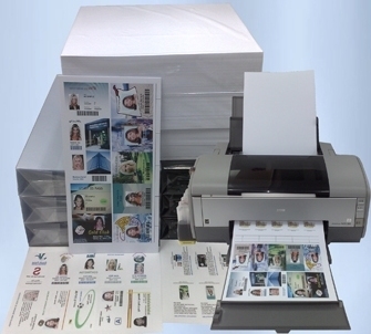 Epson ve Cannon mürekkep püskürtücüsü için çift taraflı mürekkep püskürtücüsü PVC kart listesi Boyut Toleransi /-0.5mm MIP-DS-W