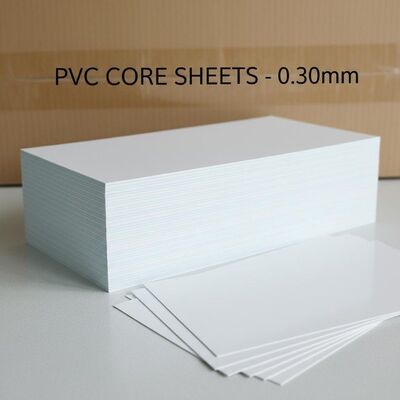 0.30mm Kalınlığı Bank Kartı Üretimi için Offset Baskılanabilir PVC Çekirdek Sayfası