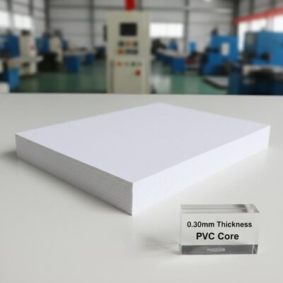 0.30mm Kalınlığı Bank Kartı Üretimi için Offset Baskılanabilir PVC Çekirdek Sayfası