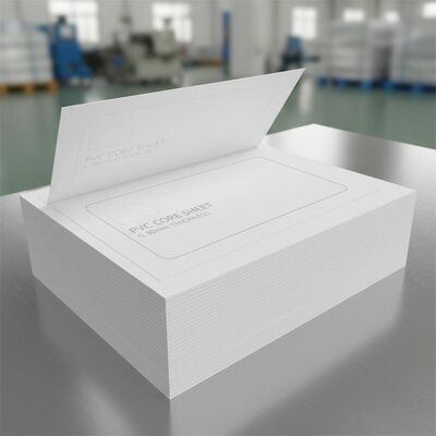 0.30mm Kalınlığı Bank Kartı Üretimi için Offset Baskılanabilir PVC Çekirdek Sayfası