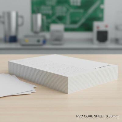 0.30mm Kalınlığı Bank Kartı Üretimi için Offset Baskılanabilir PVC Çekirdek Sayfası