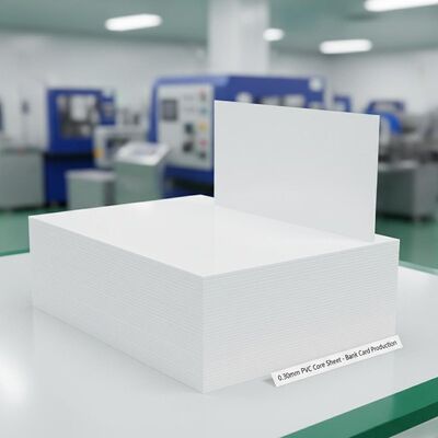 0.30mm Kalınlığı Bank Kartı Üretimi için Offset Baskılanabilir PVC Çekirdek Sayfası