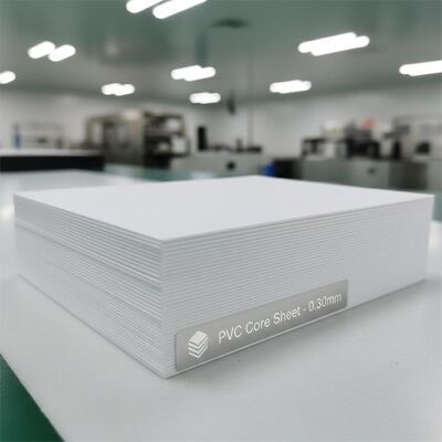 0.30mm Kalınlığı Bank Kartı Üretimi için Offset Baskılanabilir PVC Çekirdek Sayfası