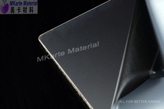 0.6mm / 0.8mm Kalınlık PVC Kart Malzemesi PVC kart laminasyonu için kullanılan Ultra Parlak Paslanmaz Çelik Plakalar