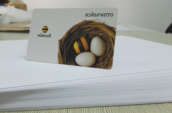 Plastik kart üretimi için dijital yazıcılar için çift taraflı Dijital Yazdırılabilir PVC Levhalar
