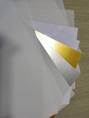 Ekonomik Plastik Kart Çözümü İçin A + B + A Beyaz Laminasyon Olmayan Yaprak Ejderha Kart Sayfası