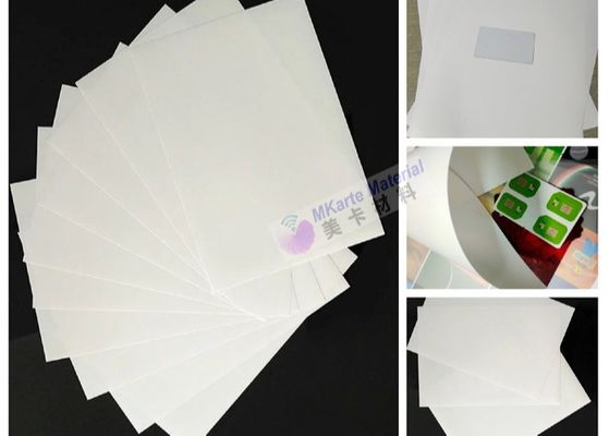 PC Plastik Kart için Darbeye Dayanıklı Ofset Baskı PC Plastik Çekirdek Levha