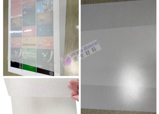 Vakum Şekillendirme için Ofset Şeffaf Sert PETG Plastik Levha