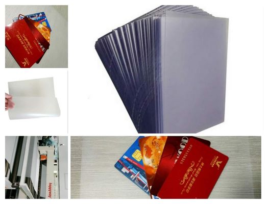 Yüksek Yapışma Pvc Kaplama Filmi Laminasyonlu Smard Kartı İçin Renk Değişimi Yok