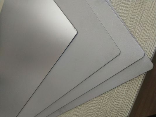 Pvc Kart Malzeme Laminasyonu için Hafif Mat Lamine Çelik Levha 0.3um Yüzey Pürüzlülüğü
