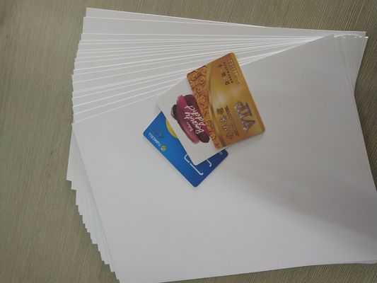 A3 Boyutlu Mürekkep Püskürtmeli Baskı Pvc Levha Beyaz Akıllı Kart Üretim Malzemeleri