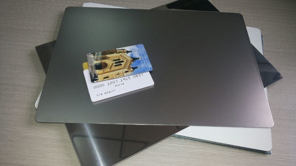 Laminasyon İçin Yüksek Parlak Ayna Kaplama Plastik Kart Malzemesi Paslanmaz Laminasyon Çelik Levha