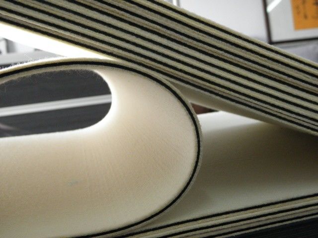 3mm Kalınlığı Siyah Yün Felt Laminasyon Yastık Yastığı MRP-2 PVC Kart Pres Laminatörü İçin
