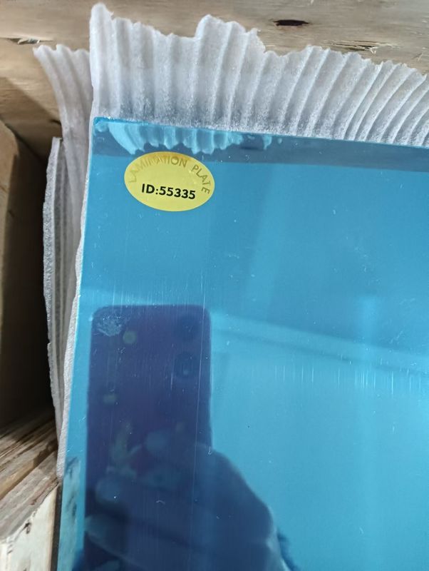 0.4-1.0mm Kalınlığı Paslanmaz Çelik 430BA Akıllı Kart Üretimi için Parlak Bitirme İki Taraflı Laminasyonlu Çelik Plakası