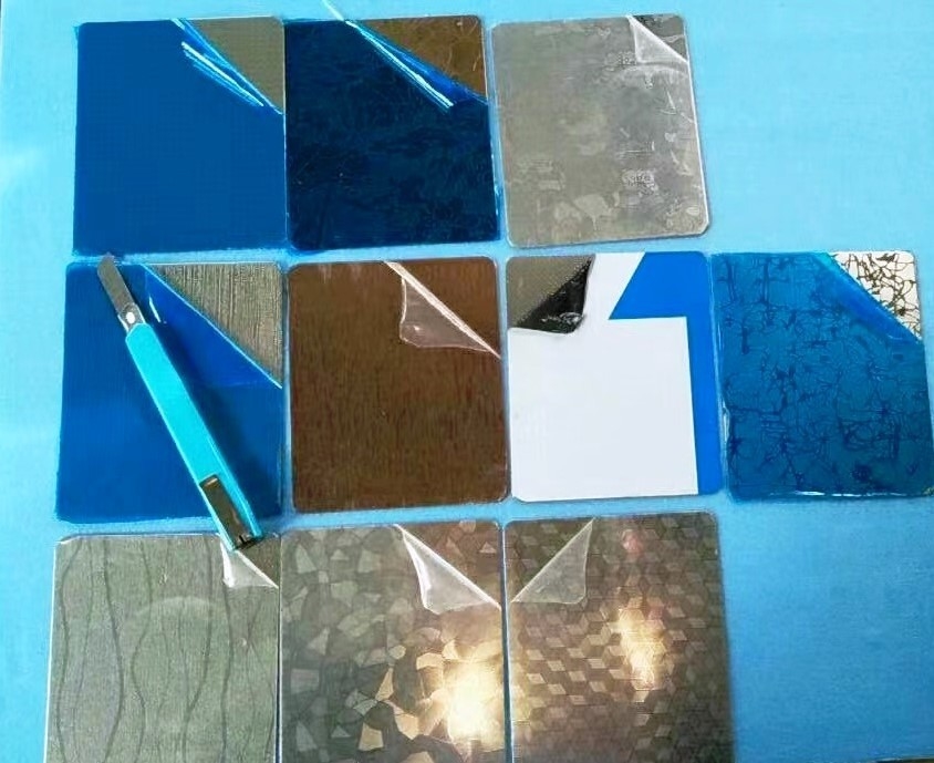 Yüzey Sertliği HRC19 Laminasyon Çelik Plakası Paslanmaz Çelik 430BA Plastik kart laminasyonu için