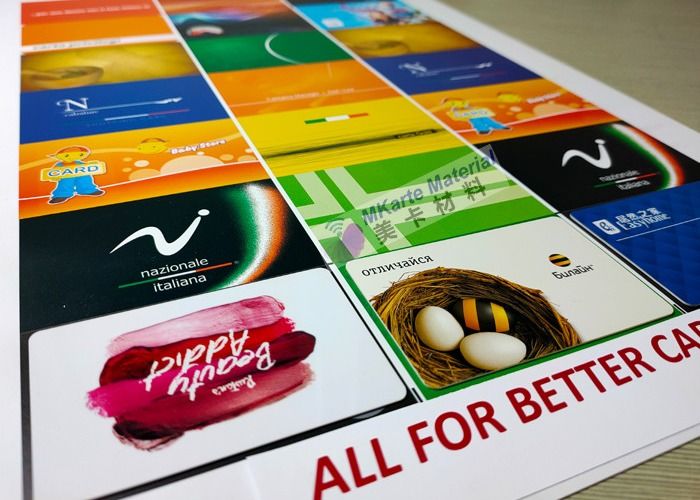 Güçlü Kabuk Soyma Mukavemeti ile PVC Çekirdek Ofset Baskı Sayfası MOP Serisi