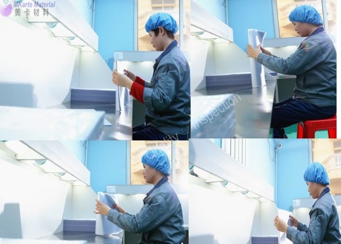 0.04-0.10 mm kalınlığında Offset Baskı Yapılabilir Yaprak Laminasyonu için Yavaş Düşme PVC Üzerine Film