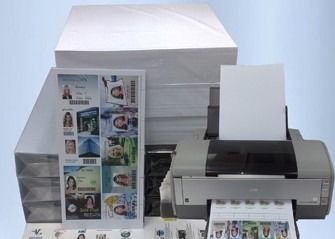 HP Epson ve Cannon Mürekkep Püskürtmeli Yazıcı için A4 Boyutlu Mürekkep Püskürtmeli Yazdırılabilir PVC Levhalar