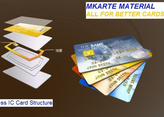 Temassız IC Kartları için High End Güvenilir PVC Çekirdek Levha Prelam / INLAY