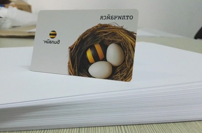 Plastik kart üretimi için dijital yazıcılar için çift taraflı Dijital Yazdırılabilir PVC Levhalar