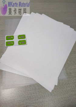 Plastik Yaşlanma Karşıtı Kakma, Kart INLAY Sayfası için PC Çekirdek Taban Sayfası kullanılır