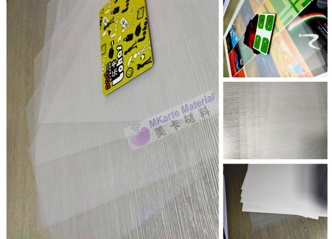 PC Kartı Üretimi için Lazer Gravür PC Plastik Levha için Uygun PC Filmleri